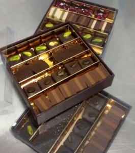 scatole di cioccolatini