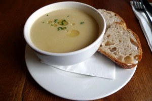 zuppa con sedano e rapa